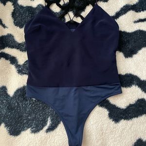 NBD thong crossback body suit